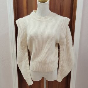 Astr Cream Crew Neck Sweater